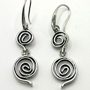 Triskel Orbellen zilveren oorbellen