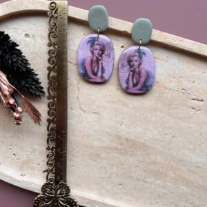 Vintage chique marilyn monroe oorbellen
