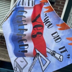 Vlag geslaagd " Yes You did it!"