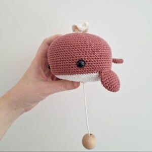 Walvis muziekdoosje voor de babykamer