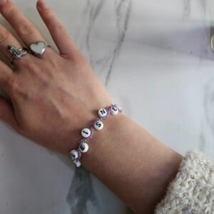 Armband met tekst