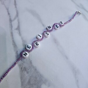 Armband met tekst