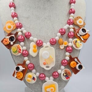 Breakfast Lovers, een handgemaakte ketting voor de echte ontbijfan.