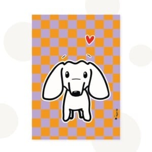 Cadeauset Teckeltje Joep - Kaart & Wandhanger