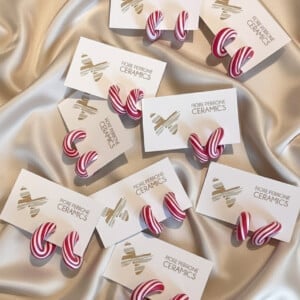 Candy Canes Earrings - Pepermunt Snoep Stokken Oorbellen