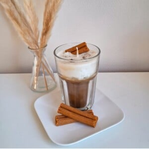 Chai Latte kaars, winters, cadeau, sojawas