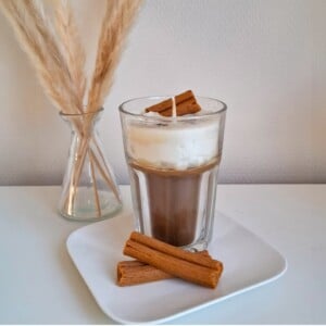 Chai Latte kaars, winters, cadeau, sojawas