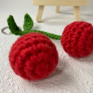 Cherry Keychain