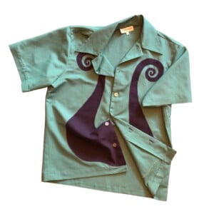 ‘Longboat’ turquoise hemd - Unisex