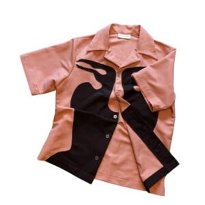 ‘Odin’s Ravens’ roze hemd - Unisex