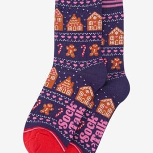Gingerbread Fair Isle Sokken