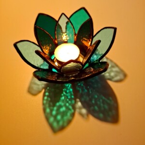 Glas in lood Lotus "Aurora"