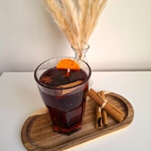 Gluhwein kaars, winter, kruidig, cadeau