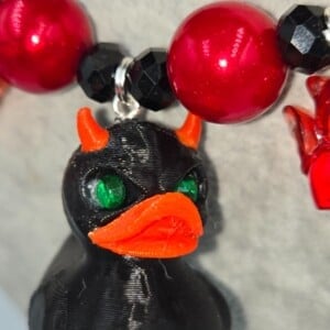 Horror Duckies: Een handgemaakte Halloween Ketting.