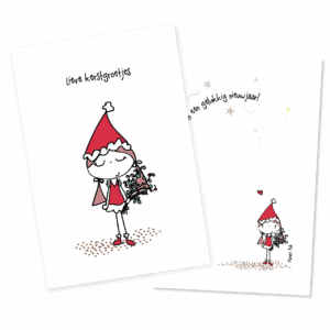 Kerstkaarten Mix + Stickervel!
