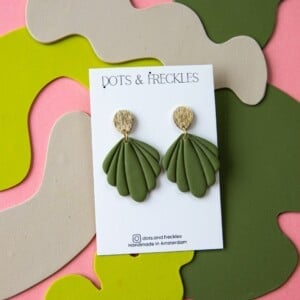 Lichte Statement Polymer Klei Oorbellen (19 kleuren verkrijgbaar) EVELYN