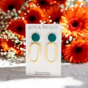 Lichte Statement Polymer Klei Oorbellen (19 kleuren verkrijgbaar) MEADOW