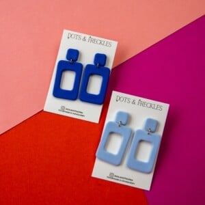 Lichte Statement Polymer Klei Oorbellen (19 kleuren verkrijgbaar) MOLLIE