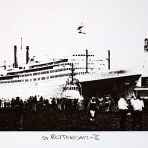 Monocolor zeefdruk s.s. Rotterdam - II