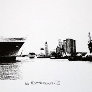 Monocolor zeefdruk s.s. Rotterdam - III