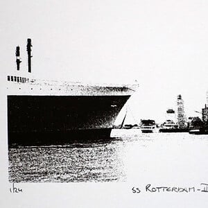 Monocolor zeefdruk s.s. Rotterdam - III
