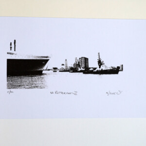 Monocolor zeefdruk s.s. Rotterdam - III