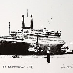 Monocolor zeefdruk s.s. Rotterdam - IV