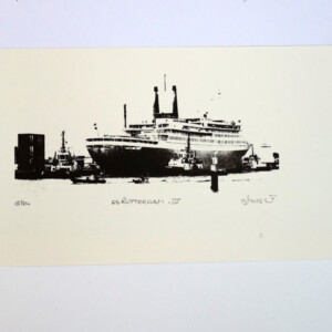 Monocolor zeefdruk s.s. Rotterdam - IV