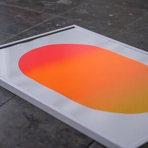 Neon Sunset Zeefdruk Poster