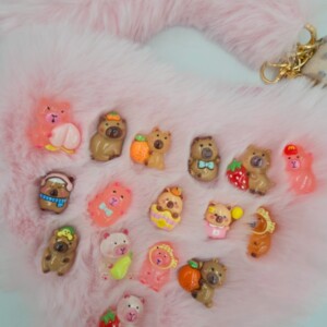 Schattige Fluffy Capibara handtas.