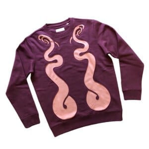 Serpent’s Tail trui met cutout - Unisex