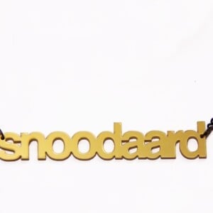 Snoodaard! naamketting goud
