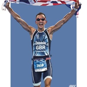 Sportret - grafisch sport portret (gepersonaliseerd) - the Art of Movement
