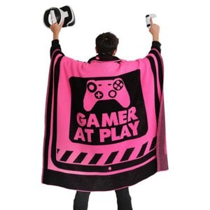 Game Deken – Gamer at Play – Neon Fuchsia – 130×170 cm