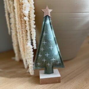 Vilten kerstboom groen