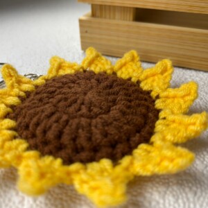 Zonnebloem Sleutelhanger – Handgemaakt met Liefde