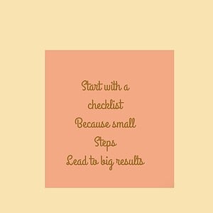 set ~Good Intentions~ checklisten