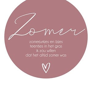 4-seizoenen Muurcirkel - Zomer