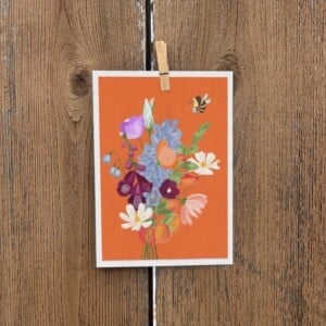 Ansichtkaart Bosje Bloemen