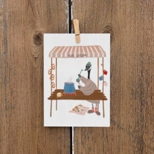 Ansichtkaart Hot Cocoa