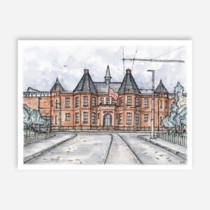 Aquarel Het Kasteel