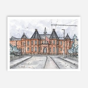 Aquarel Het Kasteel