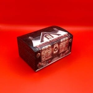 Bamboe sieradendoos ‘Cadeauwinkeltje in Kerstsfeer’