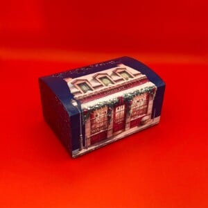 Bamboe sieradendoos ‘Chocolaterie in Kerstsfeer’