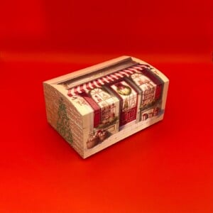 Bamboe sieradendoos ‘Hobbywinkeltje in Kerstsfeer’