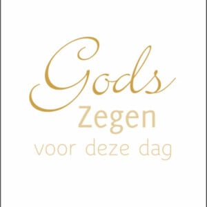 Boekenlegger 'Gods Zegen over deze dag'