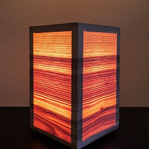 Fineerlamp rechthoek