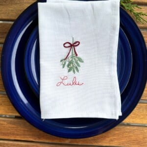 Gepersonaliseerde kerstservet