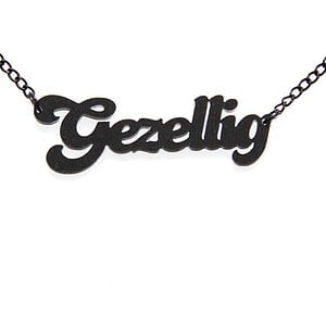 Gezellig! 2.0 naamketting
