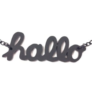 Hallo! naamketting (z)